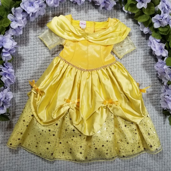 Disney Other - Disney princess toddler girl yellow Belle dress